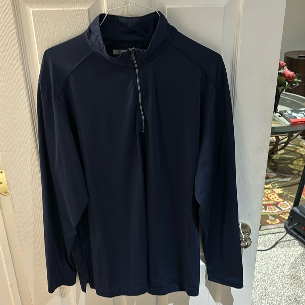 Greg Norman Play Dry Men’s XXL 2XL Navy Lightweight Quarter Zip